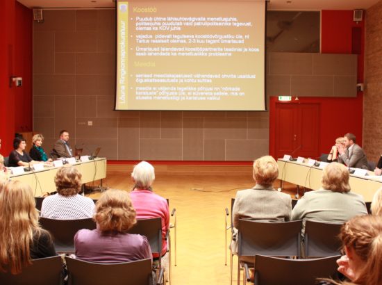 Vasakult: Helmen Kütt, Margus Tsahkna, Helena Abel (Margus Tsahkna töövari), Rein Aidma